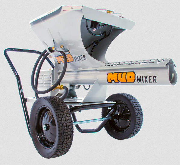 Working with a Electric Concrete Mixer